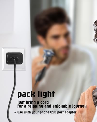 USB Charging Cable for Philips Norelco Shaver 7200 S7887/82