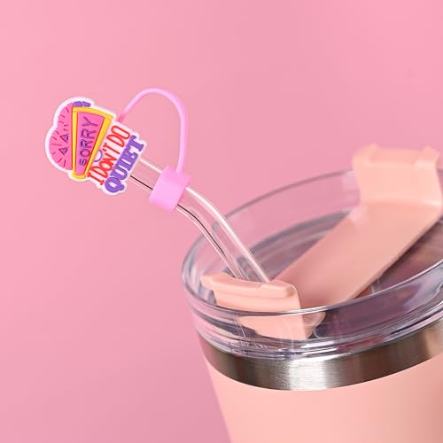 10-Pack Cheerleading Straw Covers for 30 & 40 Oz Tumblers