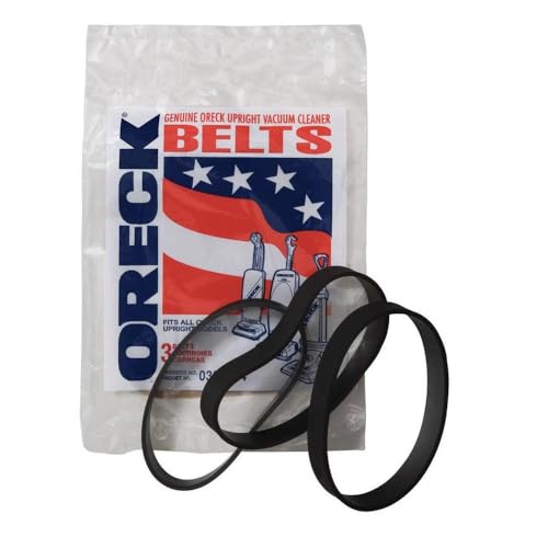 Oreck XL Upright Vacuum Cleaner Belts 3-Pack - Genuine Part #75024-01