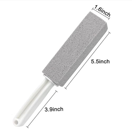 Pumice Cleaning Stone 2 Pack - Scratch-Free Toilet Bowl Cleaner