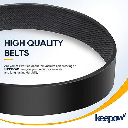 KEEPOW Vacuum Belt 440005536 for Hoover Dual Power Max Carpet Cleaners (2 Pack)