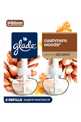 Glade Cashmere Woods PlugIns Refills Air Freshener - 2 Count