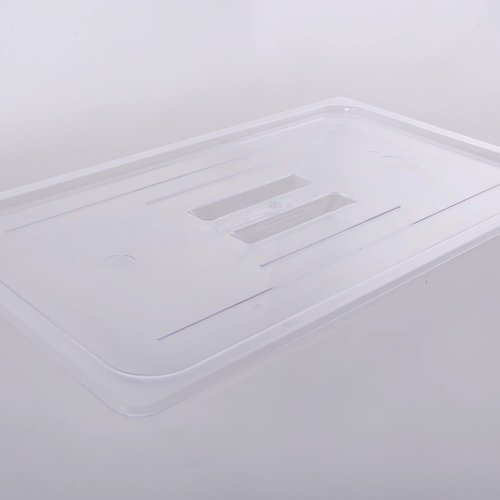 6-Pcs Food Pan Lid Full Size Clear Polycarbonate Hotel Pan Cover with handle