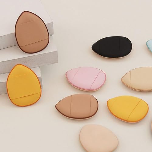 WsjiaboFux 7-Piece Pink Finger Makeup Sponge Set with Strap