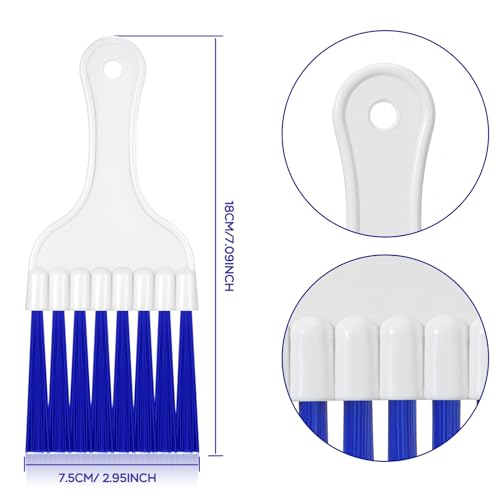 Boao Blue 8-Pack HVAC Condenser Coil Cleaning Brushes - Plastic Fins Fins & Evaporators