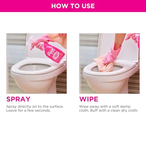 The Pink Stuff Bathroom Foam Cleaner - 1 Count Non-Drip Spray
