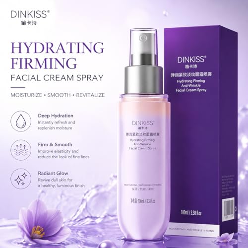 LOBRINDA Hydrating Firming Anti-Wrinkle Facial Cream Spray - 3.38 fl.oz