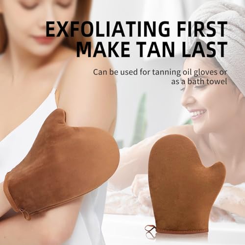 Self Tanning Mitt Applicator with Thumb Hole - Streak-Free Tanning Glove