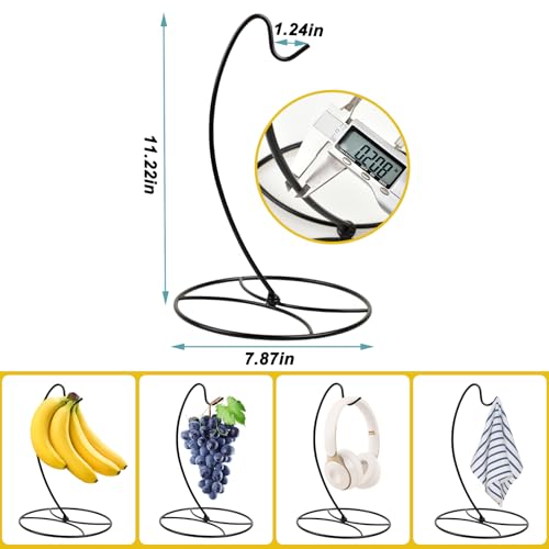 Sturdy Banana Holder Stand - Metal Hanger for Kitchen Countertop