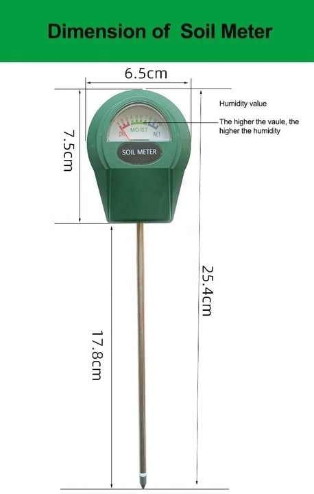Skiennix Moisture Meter - Indoor & Outdoor Plant Soil Hygrometer Sensor | No Battery Needed