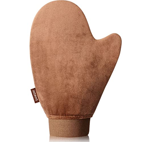 Sanfery Self Tanner Mitt Applicator - Velvet Soft Streak-Free Tanning Glove