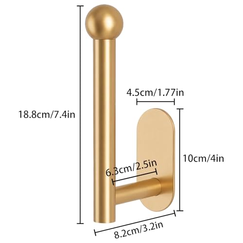 Golden Curtain Holdbacks - 2 Pack Adhesive Tiebacks, Stainless Steel