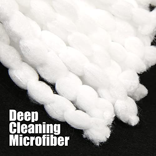 Homsis 2 Pack Microfiber Mop Heads for Ocedar Easy Wring Spin Mop