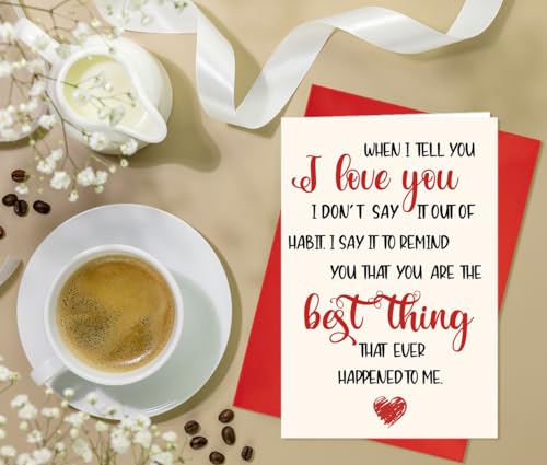 When I Tell You I Love You - Romantic Valentine's Day Card