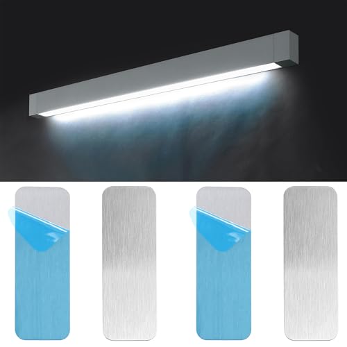 20 Pack Adhesive Metal Plates for Magnetic Lighting - Silver