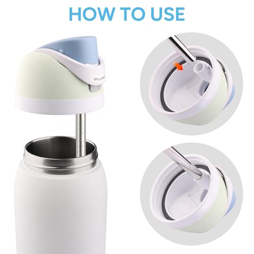Sipcupmate Stainless Steel Replacement Straws for Owala 24/32oz Freesip