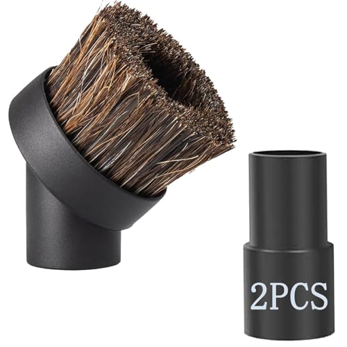 2-Pack Round Horsehair Vacuum Dust Brush Attachment for Shark Vacuums
