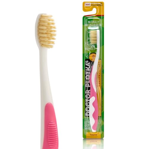 Mouthwatchers Kids Soft Flossing Manual Toothbrush, Pink
