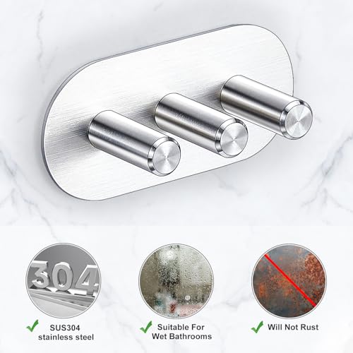 Silver Electric Toothbrush Head Holder - Wall Mounted Organizer (Small)