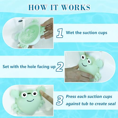 Silicone Bathtub Overflow Drain Cover - Cute Crab Design