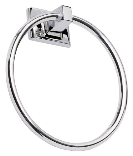 Design House Millbridge Towel Ring - Polished Chrome Wall Mount Holder