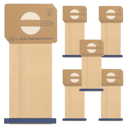 6 Pack Upright Vacuum Cleaner Bags Compatible with Electrolux | Dkaikai
