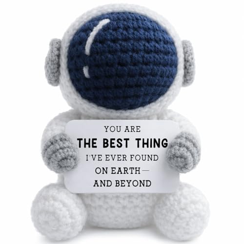 Unique Crochet Astronaut Love Gift for Him & Her - Anniversary
