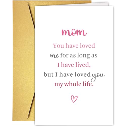 Heartfelt Mother's Day Card for Mom - 8x5.3 inches