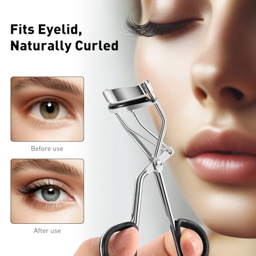 Jaasuee 60pcs Universal Silicone Eyelash Curler Replacement Pads Black