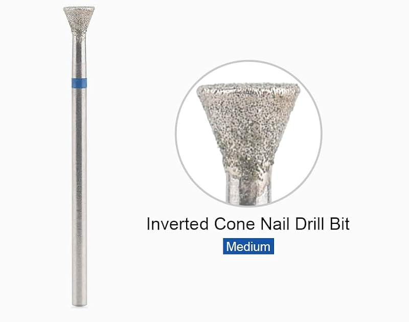 Rolabling Inverted Cone Tungsten Steel Nail Drill Bit 4.7x3mm