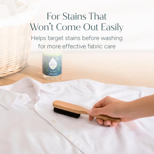 Puracy Laundry Stain Remover Brush - One Size, Vegan Bristles for Tough Stains