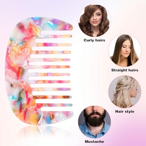 Mabor Wide Tooth Hair Comb Anti-Static Pocket Size Detangling Comb