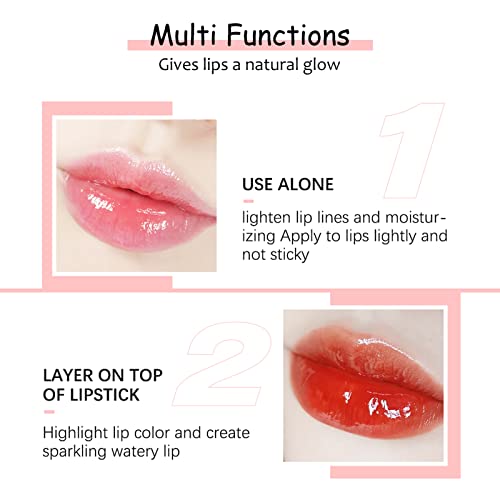 Gegong Hydrating Lip Glow Oil - 6ml Cherry Plumping Lip Gloss