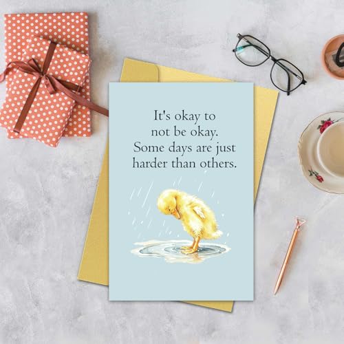 Heartwarming Encouragement Card - It's Okay to Not Be Okay