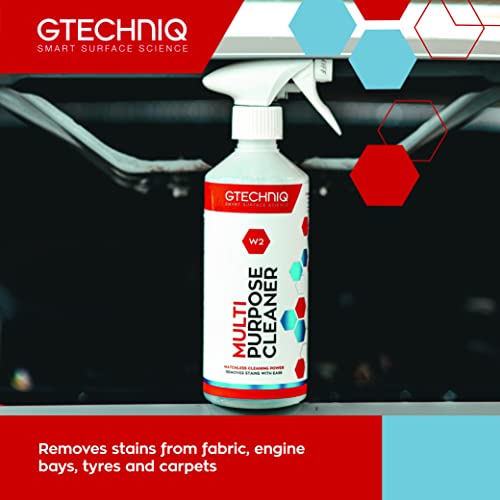 Gtechniq W2 Multi-Purpose Car Cleaner - 3.38 fl oz, Tough Stain Remover