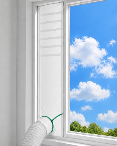 COVERTIFY Portable AC Window Seal Kit, Cut-to-Fit Heat-Insulating Vent Kit