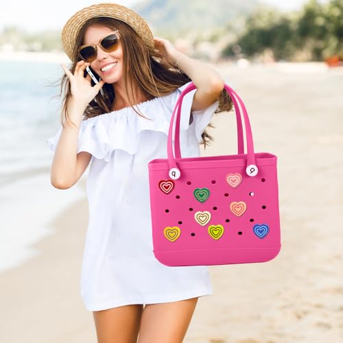 Bogg Bag Charms - Heart, Bow & Butterfly Inserts for Summer Beach Bags
