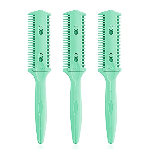 Soft 'N Style Haircut Razor Comb 3 Pack Double Sided Hair Styling Tool
