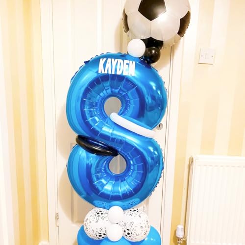 40 Inch Blue Number 3 Balloon - Helium Foil Birthday Decoration