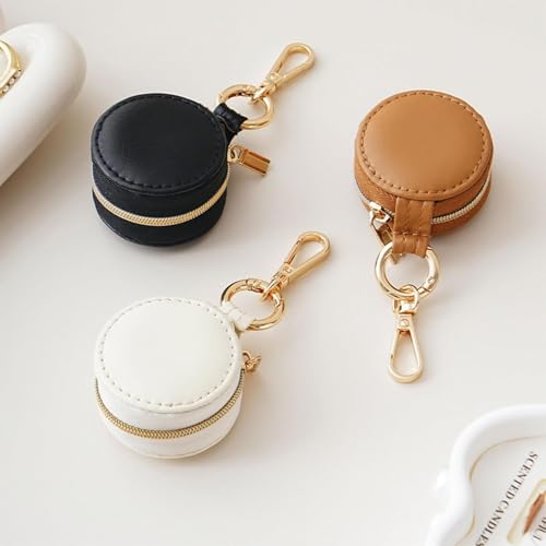 BWTRQ Portable Travel Jewelry Box - Small Ring Holder Case, White