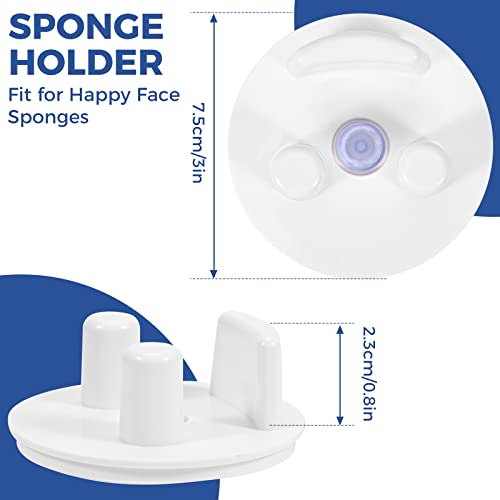 Qujior 1 Pack Suction Scrub Sponge Holder for Kitchen Sink