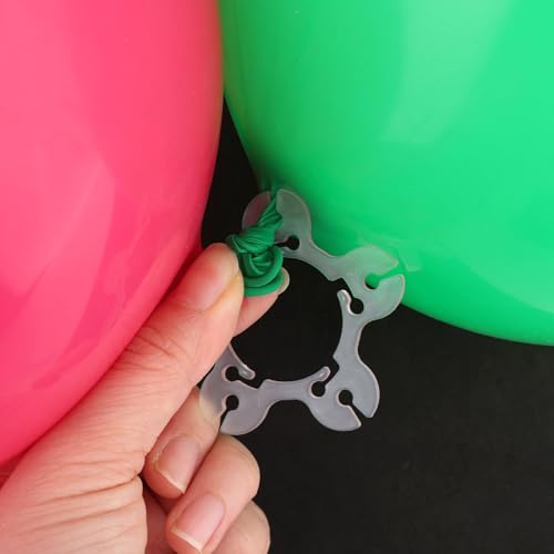 50pcs Balloon Arch Clips - Plastic Tie Backdrop Holders for Wedding & Party Decorations