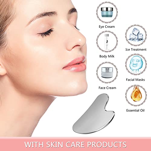 OXT Stainless Steel Gua Sha Facial Tool for Skin Tightening