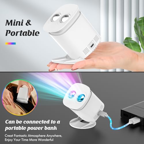 Ecorura Galaxy Sunset Projector Light with Remote and Timer, 41 Modes