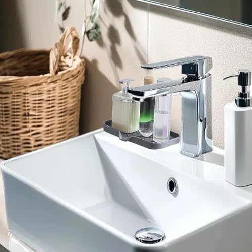 2-Piece Silicone Soap Dish and Sponge Holder for Kitchen and Bathroom Sink