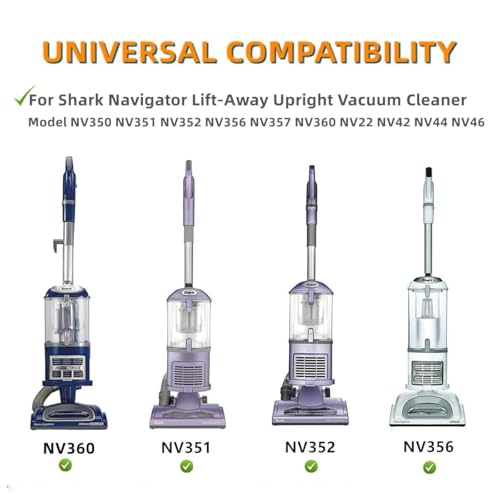 2-Pack Replacement Belts for Shark Navigator Lift-Away Upright Vacuums