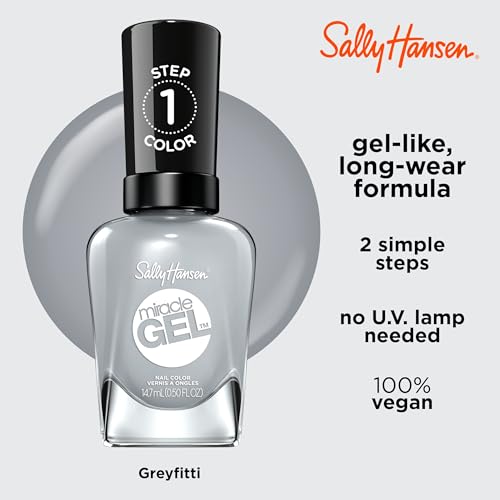 Sally Hansen Miracle Gel Nail Polish - 799 Greyfitti