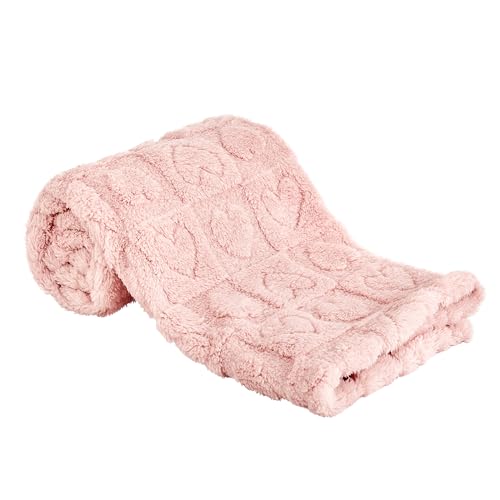 Yurhap Heart Baby Blanket | Soft Plush Fleece for Infants 30"x40"