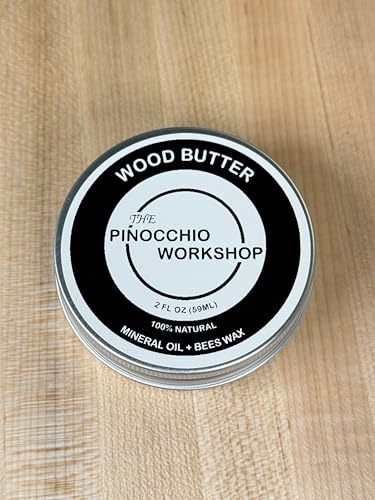 Natural Wood Cutting Board Butter - 2 fl oz Food-Safe Oil & Beeswax