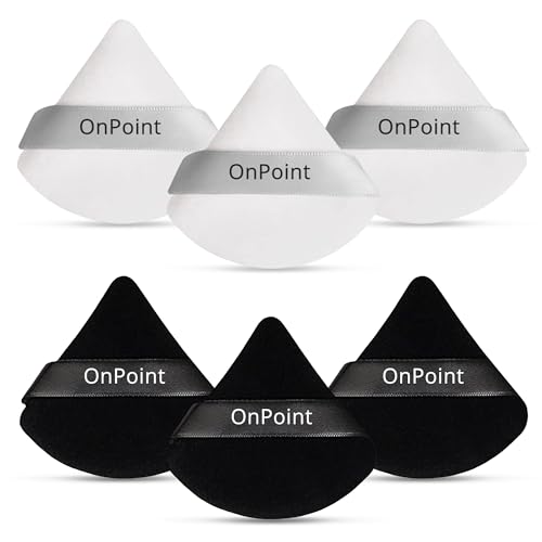 Triangle Powder Puff Soft Velour Makeup Sponge for Setting Powder